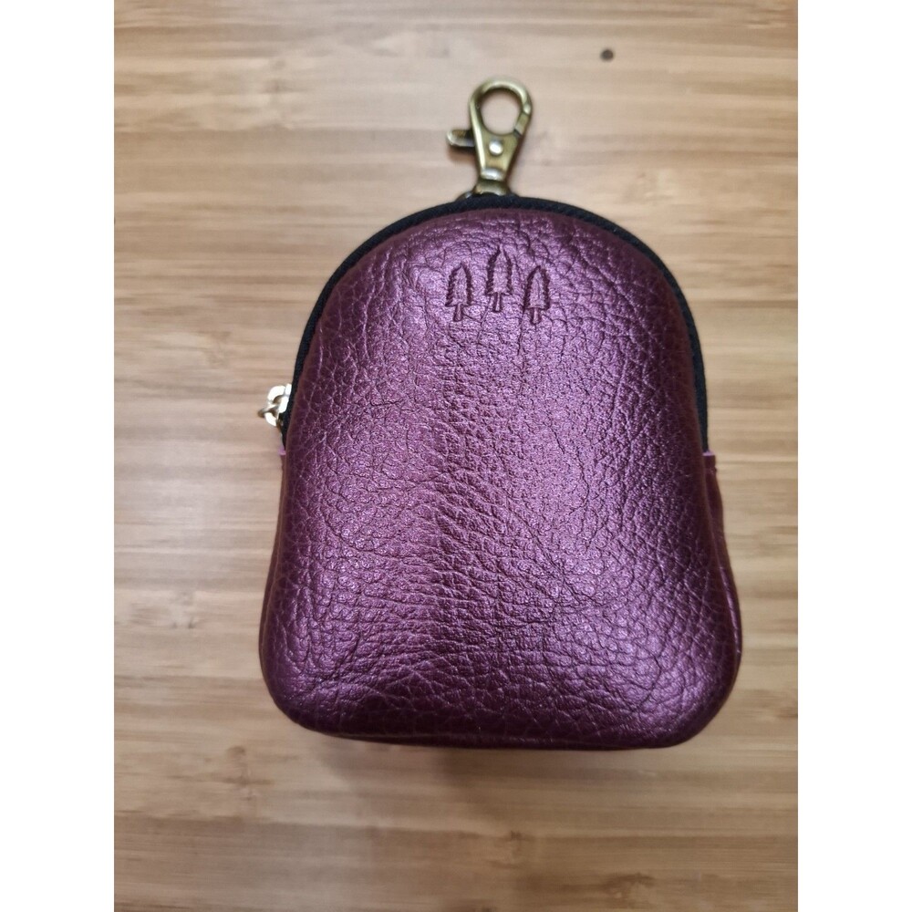 Portland Leather Goods Gordita Pouch Coin Purse NWOT   Supernova Purple Metallic